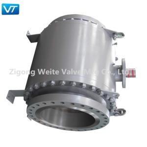 Bare Stem Trunnion Mounted Ball Valve With ISO5211 Connection Plate