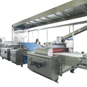 Cheap Automatic Hard and Soft Biscuit Making Machine with gas Tunnel Oven for capacity 100~2000kgs per hour for sale