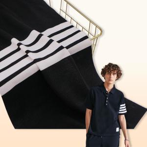 China Skin-Friendly Pure Cotton And Linen Sweat Absorbent Striped Material Fabric For Casual Shirt on sale