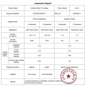 99.9% Purity Coldbox Resin Casting Liquid Chemical Auxiliary Agent for Casting