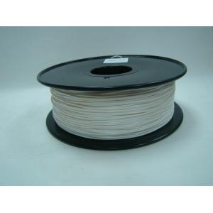 Soft PLA 3D Printer filament., 1.75 / 3.0mm, White Color