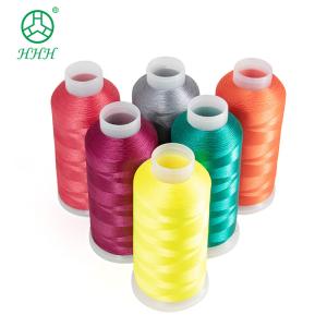 OEM ODM Acceptance 120D/2 Viscose Rayon Embroidery Thread with Plastic Cone