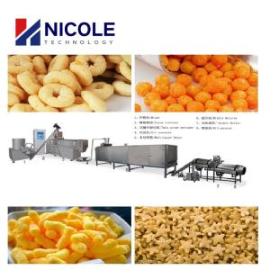 Mini Automatic Corn Puff Production Line Extruder Puffed Rice Making Machine
