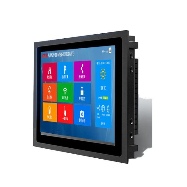 21.5 Inch LCD Industrial Monitor Ip65 Panel Wall Mount Embedded Capacitive Touch