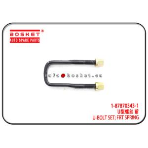 China 1-87870343-1 1878703431 Front Spring U-Bolt Set Suitable for ISUZU 6WF1 CXZ51K on sale