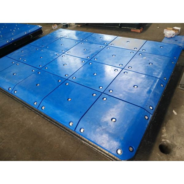 Customized UHMW - PE Face Pads For Impingement Bolt Mounting