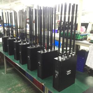 High Power 90 watt 2000m GPS WIFI5.8G Backpack UAV Jammer