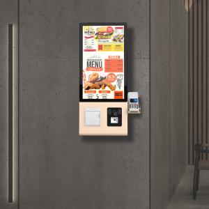 Self Ordering Payment Kiosk with 23.8 Inch Touch Display and Card Payment for