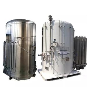 Super Vacuum Insulation Cryogenic Micro Bulk Storage Tank For Medium