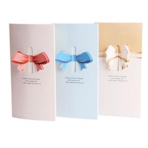Cardboard Personalised Printed Cards 8x16cm Folding For Congratulating Greeting