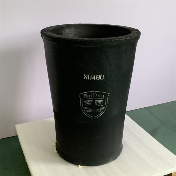 Quality High Pure Clay Graphite Crucible ,  Round Aluminum Smelting Crucible wholesale