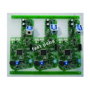 Immersion Silver FR4, Green Solder Mask 2 layer SMT PCB Assembly for Alchol