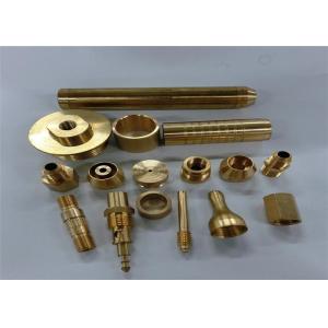 Brushed Polished Small Brass Valve Brass Precision Turned Components Durable