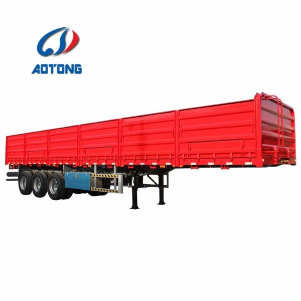 Quality Container and Cargo Carrier 3/4 Axles Bulk Cargo Sidewall Semi Trailer with Twist Locks wholesale