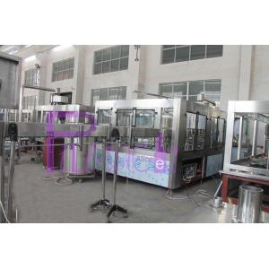 PLC Control 3 In 1 Water Filling Machine SUS304 With Screw Cap