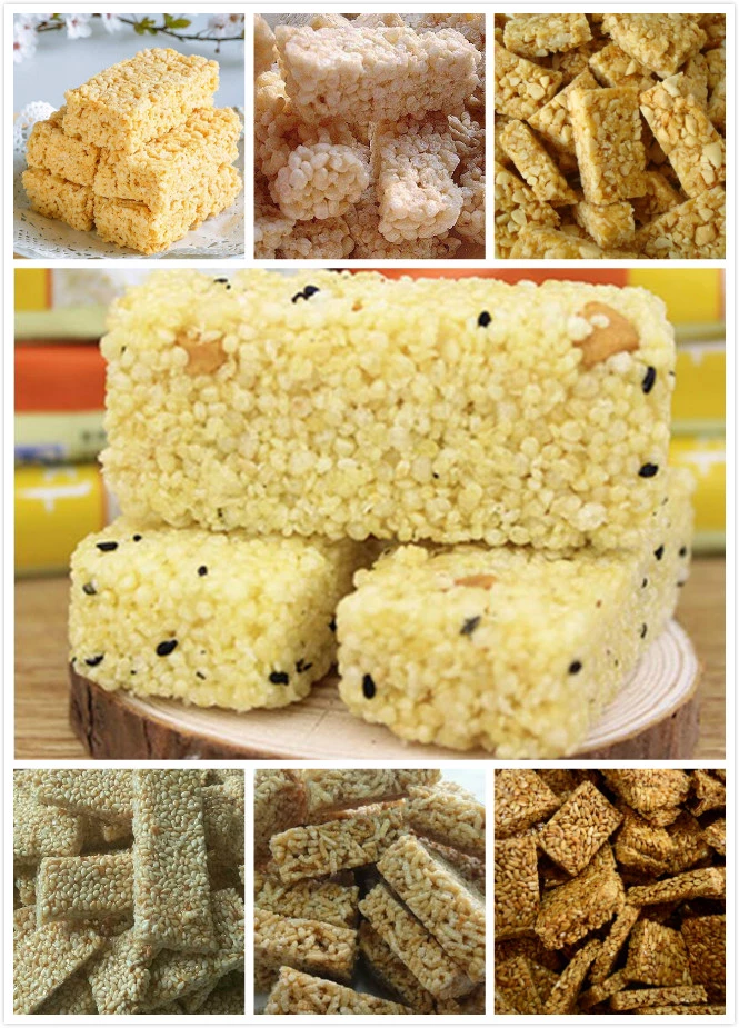 Stainless Steel Hard Crispy Peanut Cereal Bar Making Machine