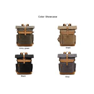 Waterproof Canvas Computer Briefcase Laptop Men'S Crossbody Bag Laptop Bag