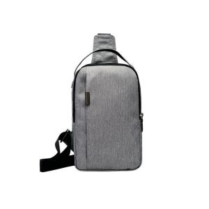 Cross Body Unbalance Backpack With Breathable Padded Air Mesh Strap