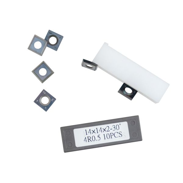 Quality Solid Carbide Tips 14x14x2mm R150 Carbide Reversible Insert Blade for Grizzly T21348 and Spiral Helical Planer wholesale