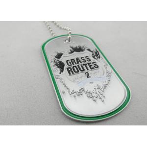 Grass Routes Personalised Dog Tags With Aluminum Stamped, Soft Enamel And Nickel