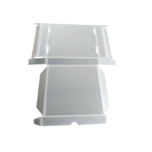 White PP Corrugated Plastic Box , Foldable Corrugated Plastic Box