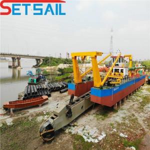Total Length 31.1 Meter Siemens PLC Diesel Engine 8 Inch Cutter Suction Sand
