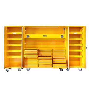Garage Workshop Cabinet Heavy Duty Metal Garage Tool Cabinet with Locker and