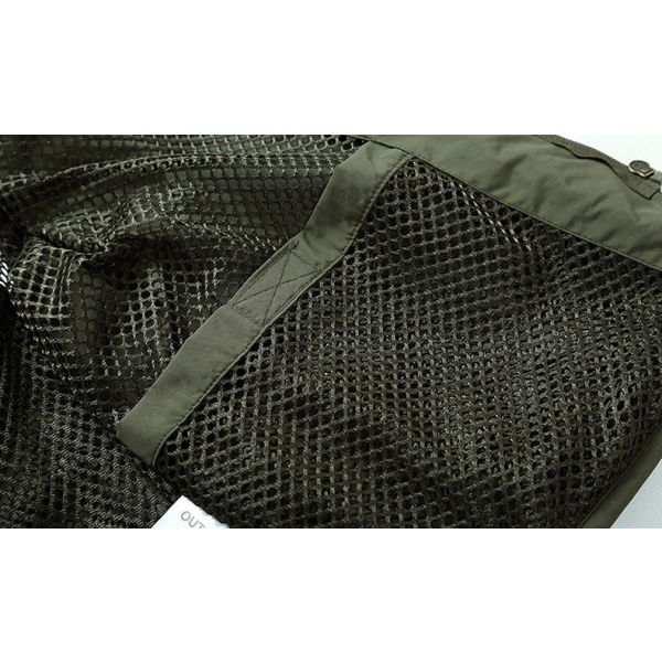 2022 Custom Printed Logo Fishing Hiking Tactical Outdoor Utility Multi Pocket Breathable Work Mesh Men's Vests