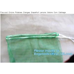 Hot sale 25kg 30kg Raschel knitted mesh produce bags for onions,garlic raschel