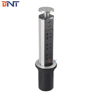 Professional Pop Up Counter Outlet , Hidden Table Mounted Pop Up Kitchen Socket