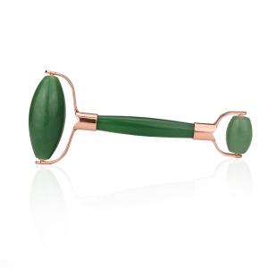 Noiseless Amethyst White Face Roller Quartz Double Sided Jade Roller