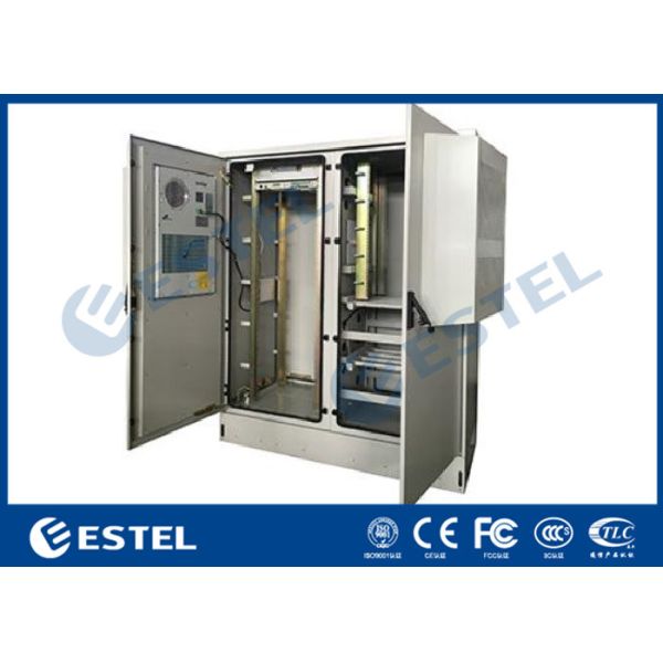 Quality AC 220V Air Conditioner Outdoor Electronic Equipment Enclosures Two Compartments wholesale
