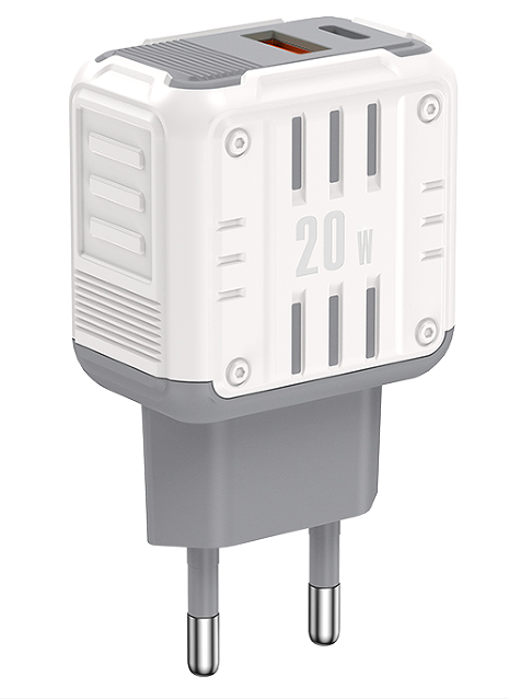 Multi - Voltage 20W Charger A+C, QC & PD Supported for USA, UK, Europe & Australia Travel