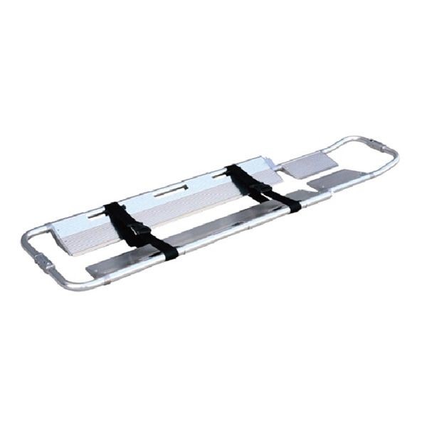 ISO Adjustable Aluminum Alloy Emergency Folding Stretcher Trolley With Infusion