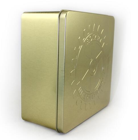 Quality Large square candy storage tin gift boxes wholesale