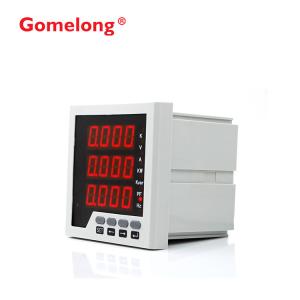 3 phase 220 watt digital power meter rs485 current voltage frequency meter
