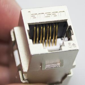 Cheap PE BAG BC Cat6A Patch Cord 23awg Full Series Keystone Jack FM PE for sale