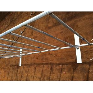 Flat Steel Plate Design Crowd Control Barriers 1100mm x 2200mm OD 25mm x 2.0mm