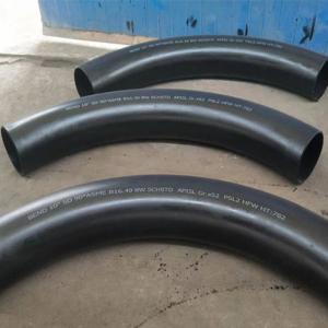 Carbon Steel Pipe Bend Hot Pushing 0.5 Spec Black With Bend Radius 2D-10D