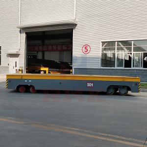 50 Tons Heavy Load Trackless Transfer Trolley Hydraulic Steering