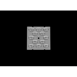 China Asymmetrical LED Street Light Components 3030 LED Chips Lens No Light Pollution on sale