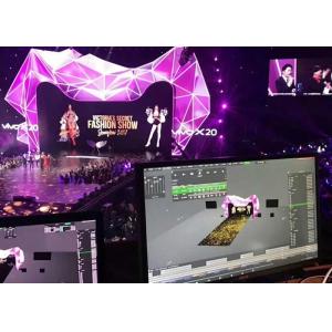 Outside Stage Rental Led Display Screen Pixel 3.91mm With 80mm Thin Cabinet