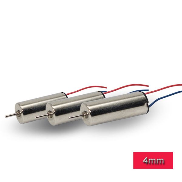 Micro Coreless DC Motor 1.5v - 3v 4mm Diameter RoHS Material For RC Models