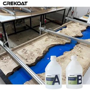 China 1/1 Clear Epoxy Adhesive For Creating Clear Resin River Art Tables on sale