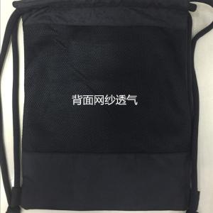 Polyester Digital Printing Waterproof String Backpack With Pocket Outside