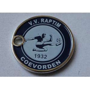 One Euro Soft Enamel Trolley Coin, Iron Shopping Trolley Coin Lock With Nickel