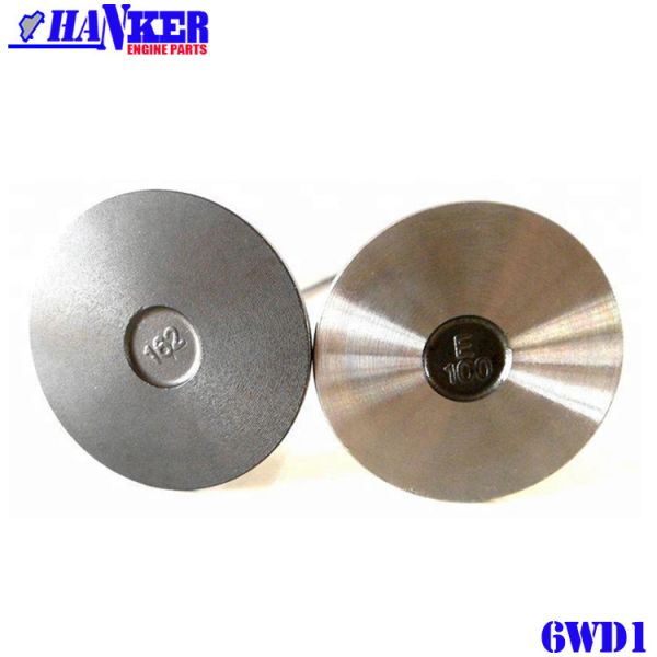 Corrosion Resistant Engine Intake Valve For Isuzu 6WD1 Metal Exhaust