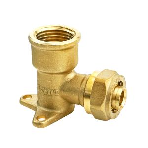 China ISO14001 Precision CNC Brass Pipe Fitting Pex Compression Fitting for Drinking Water Systems on sale
