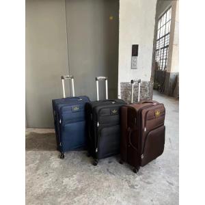 Sturdy Practical Large Fabric Suitcase , Lightweight Polyester Trolley Bag