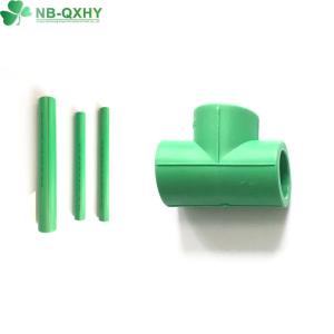 Round Cross-Section Shape PPR Pipe Fittings for Water Transport of Hot and Cold